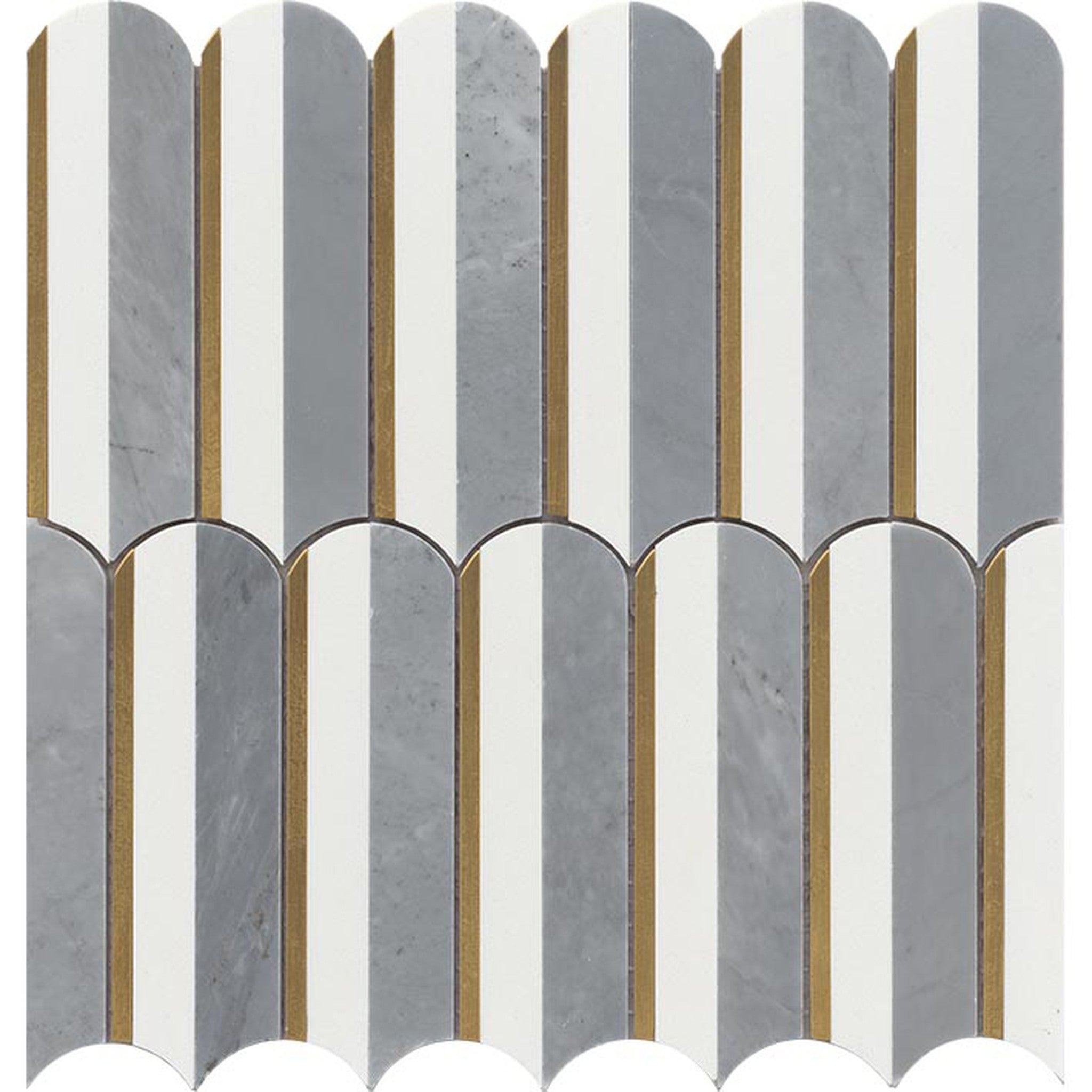 PŁYTKA MOZAIKA MIESZANA PIANO GREY 30.5 x 30.5 CM OD L'ANTIC