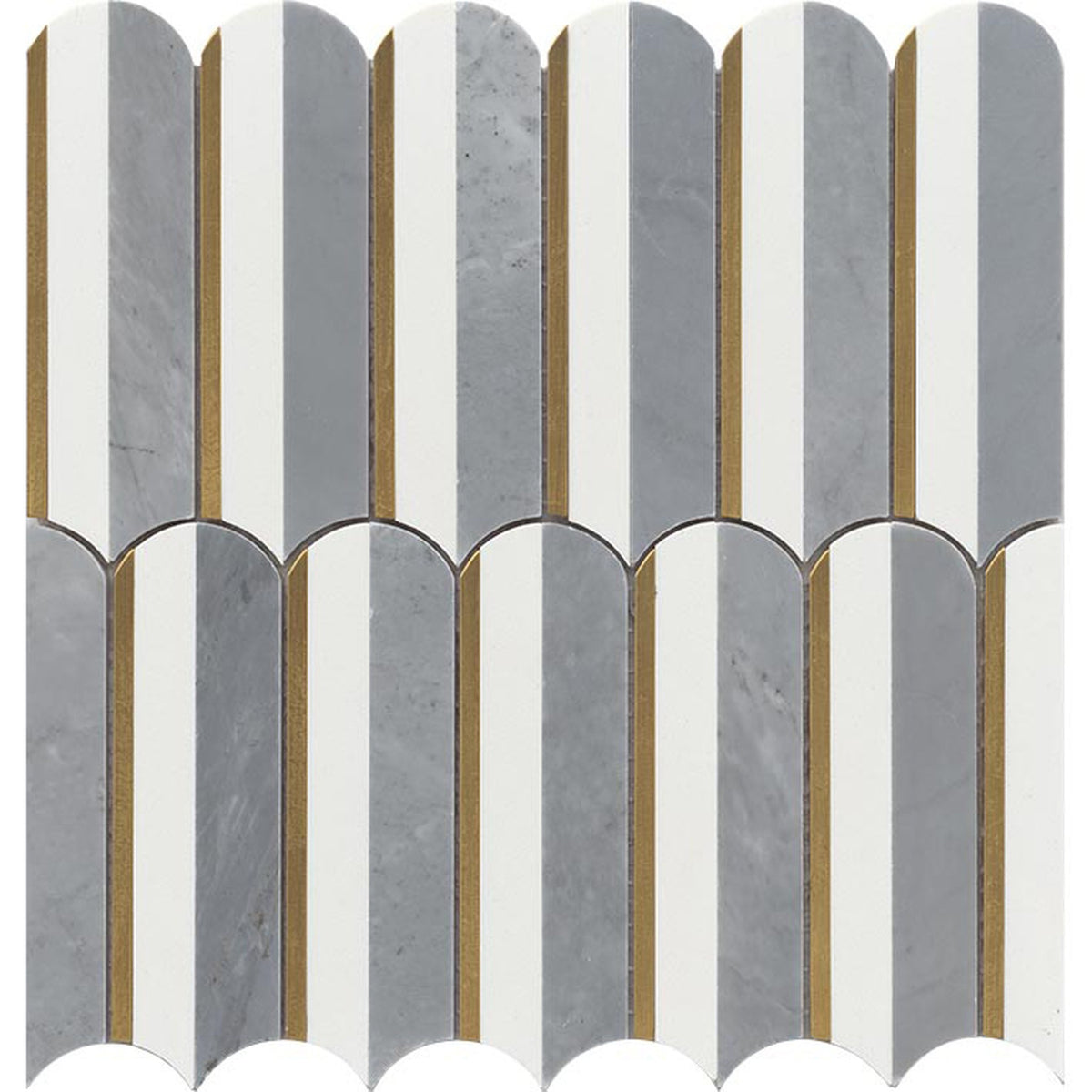PŁYTKA MOZAIKA MIESZANA PIANO GREY 30.5 x 30.5 CM OD L'ANTIC