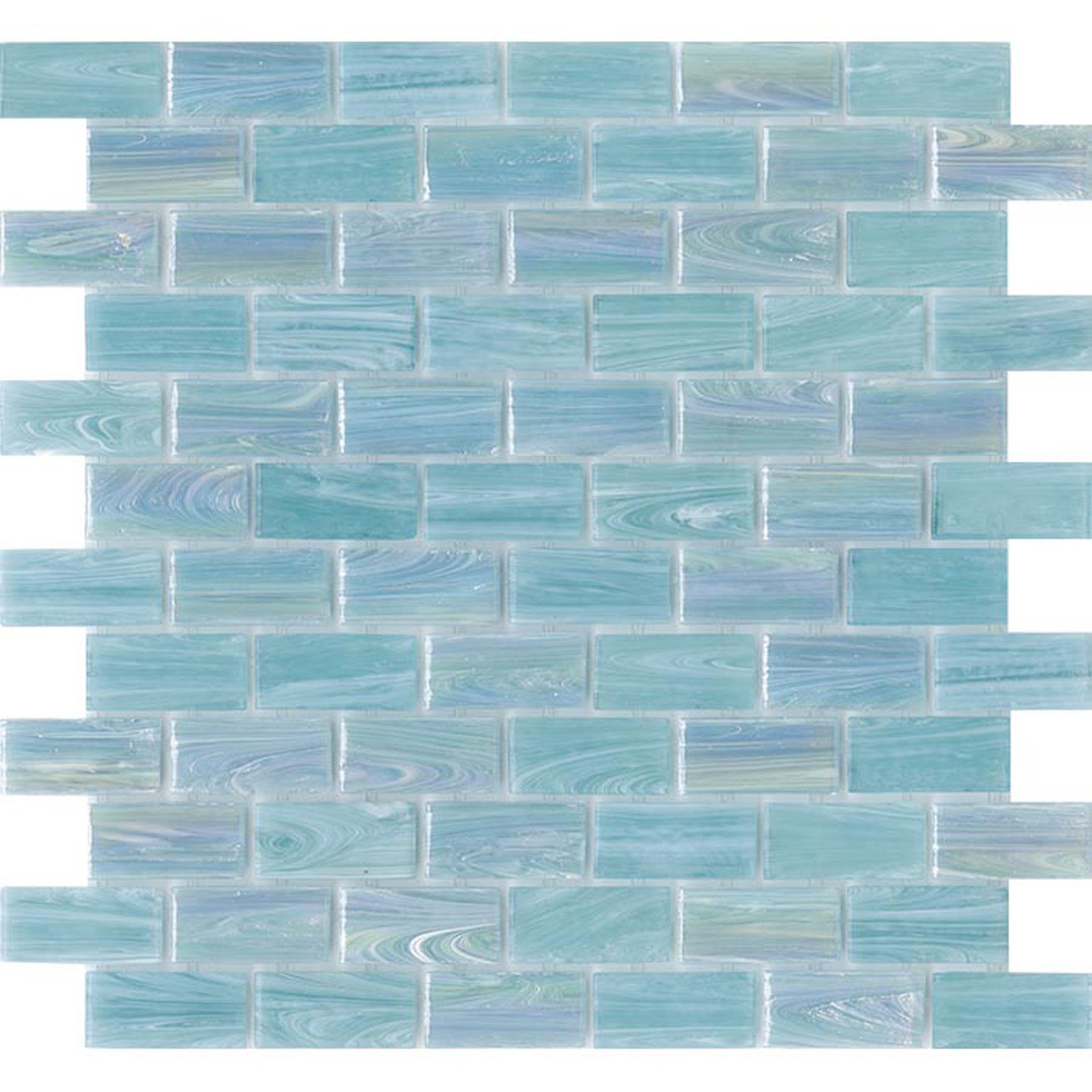 PŁYTKA MOZAIKA SZKLANA POLYNESIA BLUE 30 x 30 CM OD L'ANTIC