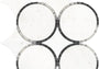 PŁYTKA MOZAIKA KAMIENNA TEMPO CIRCLE WHITE 29.9 x 29.9 CM OD L'ANTIC