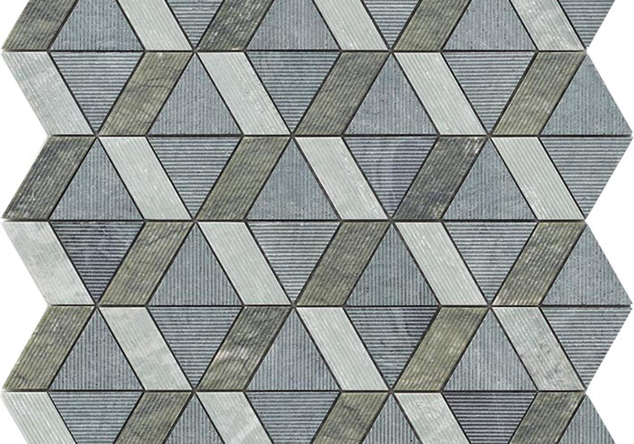 PŁYTKA MOZAIKA KAMIENNA TESSERA GREENS 31.4 x 27.2 CM OD L'ANTIC