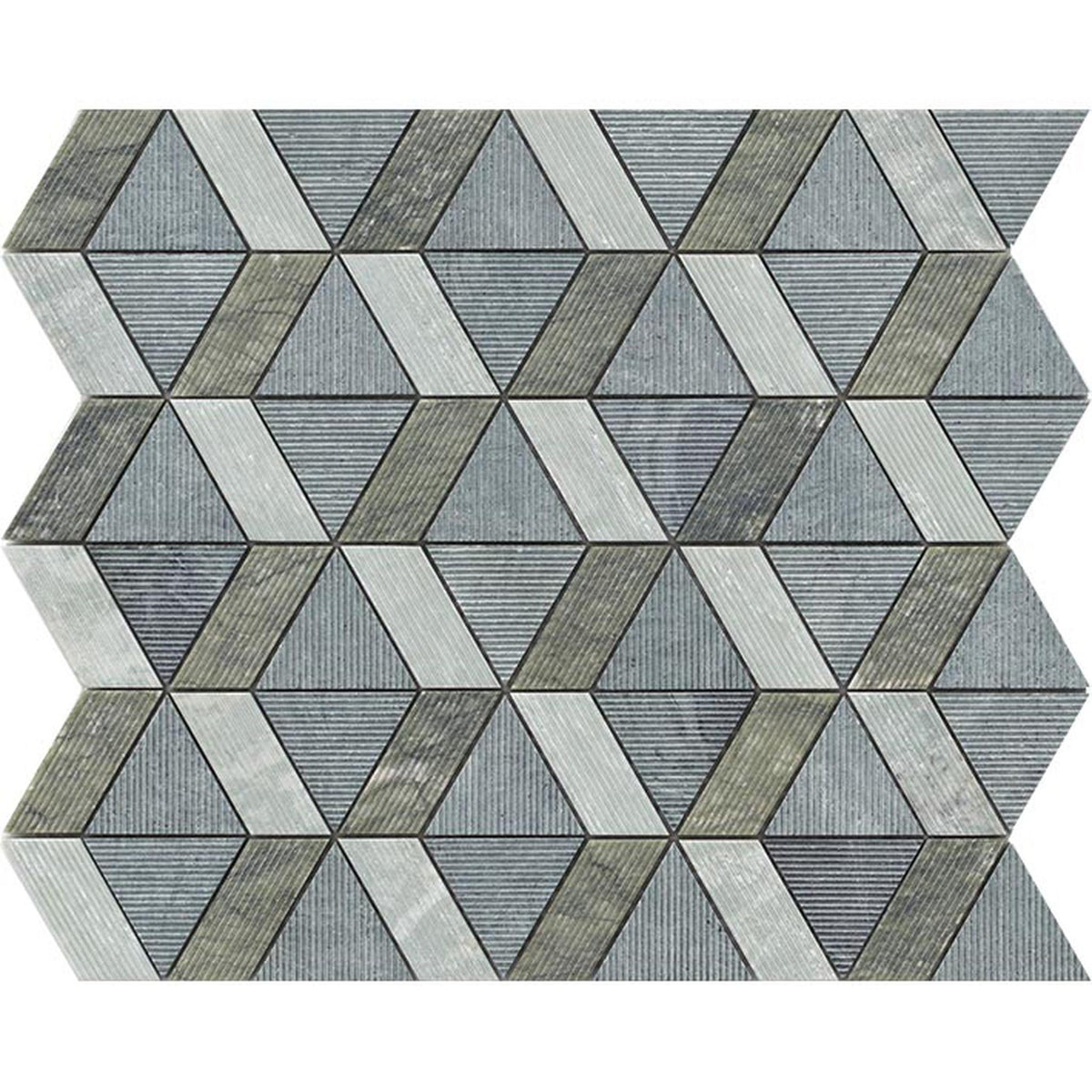PŁYTKA MOZAIKA KAMIENNA TESSERA GREENS 31.4 x 27.2 CM OD L'ANTIC