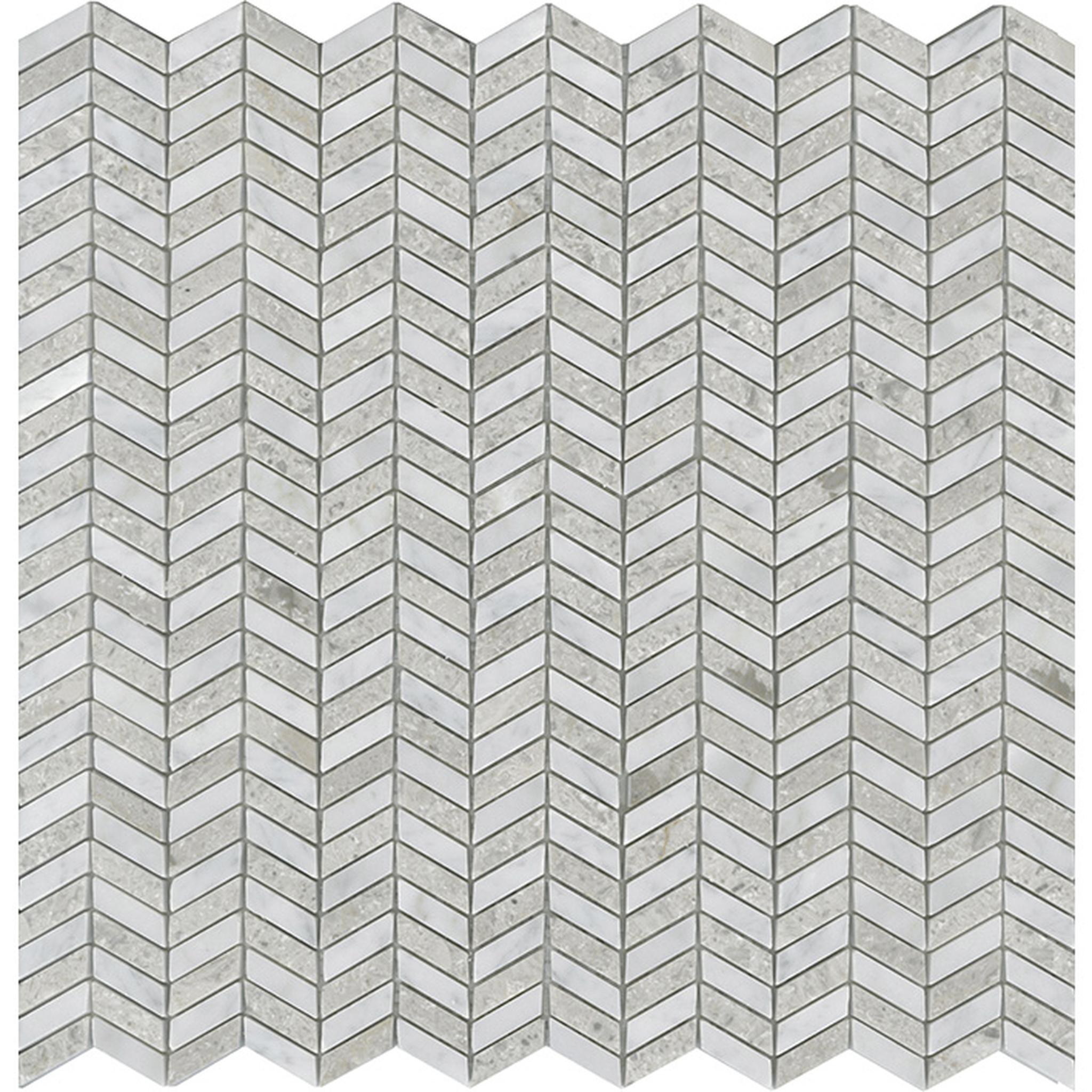 PŁYTKA MOZAIKA KAMIENNA WEFT GREY 31.2 x 32 CM OD L'ANTIC