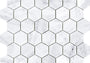 PŁYTKA MOZAIKA KAMIENNA ESSENTIAL HEXAGON CARRARA PUL 29.8 x 25.8 CM OD L'ANTIC