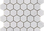 PŁYTKA MOZAIKA KAMIENNA ESSENTIAL HEXAGON PERSIAN WHITE 29.8 x 25.8 CM OD L'ANTIC