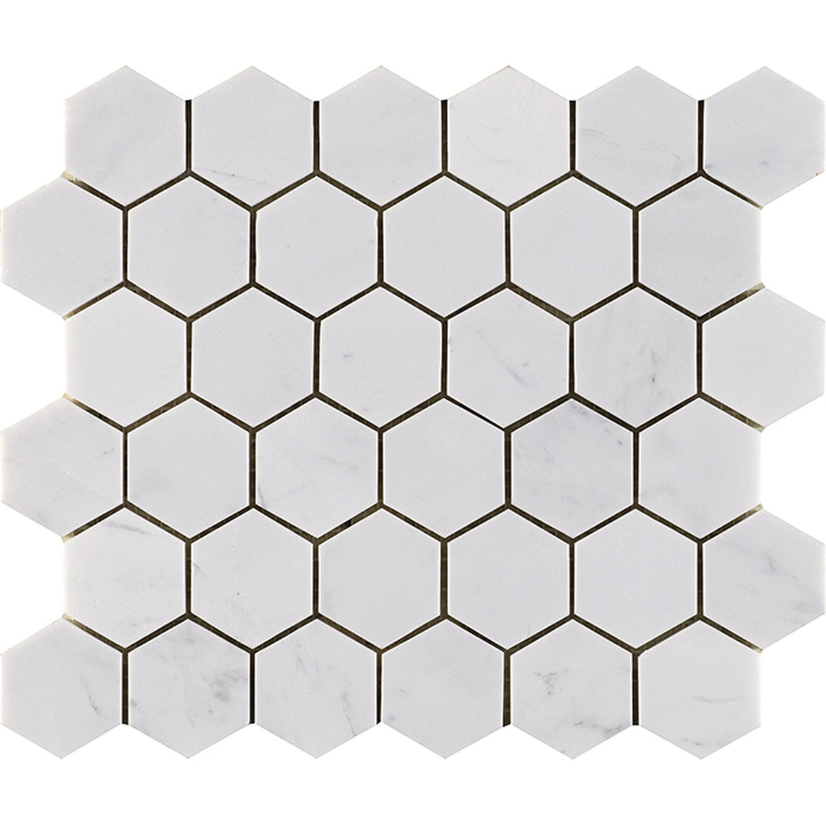 PŁYTKA MOZAIKA KAMIENNA ESSENTIAL HEXAGON PERSIAN WHITE 29.8 x 25.8 CM OD L'ANTIC