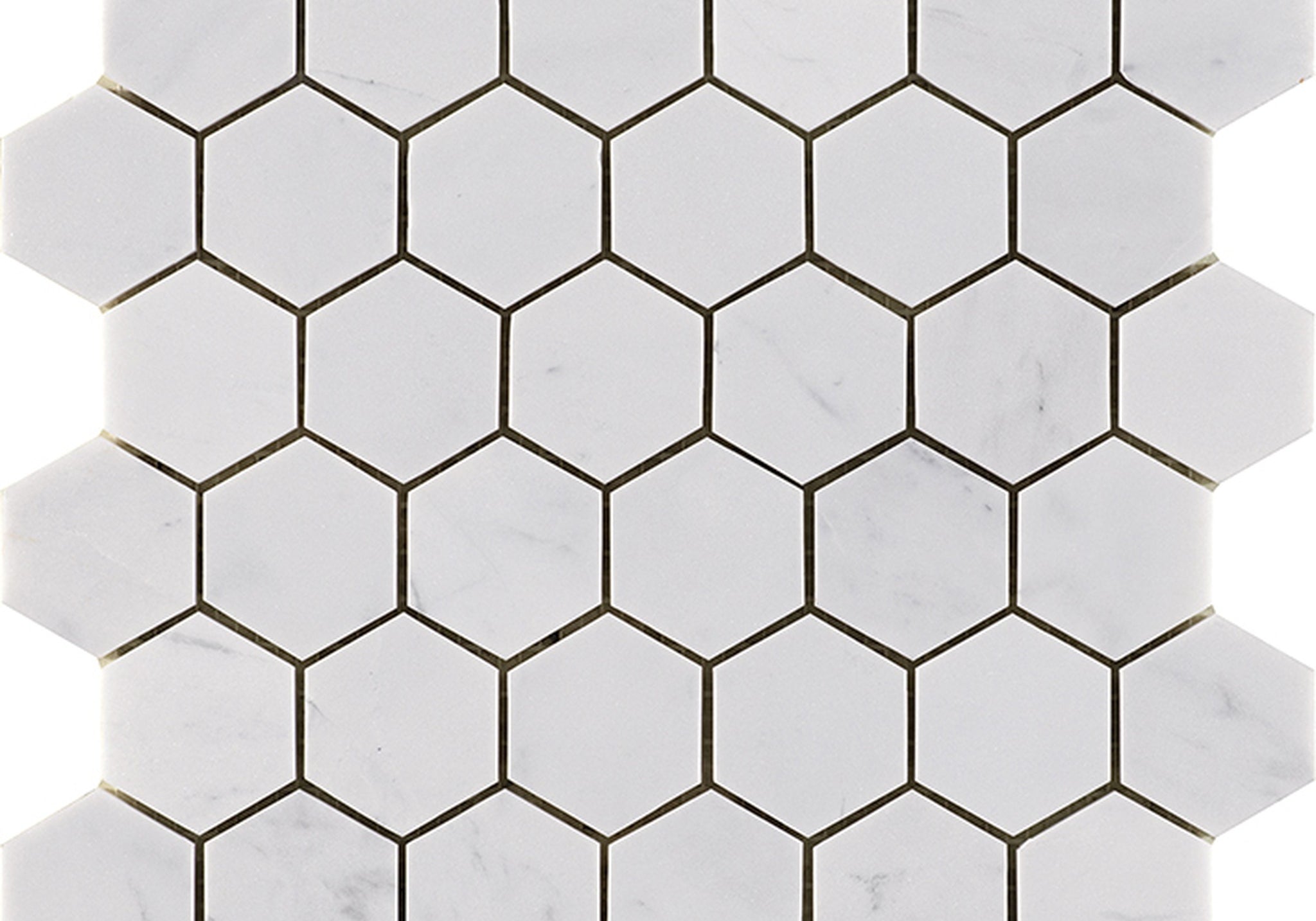 PŁYTKA MOZAIKA KAMIENNA ESSENTIAL HEXAGON PERSIAN WHITE 29.8 x 25.8 CM OD L'ANTIC