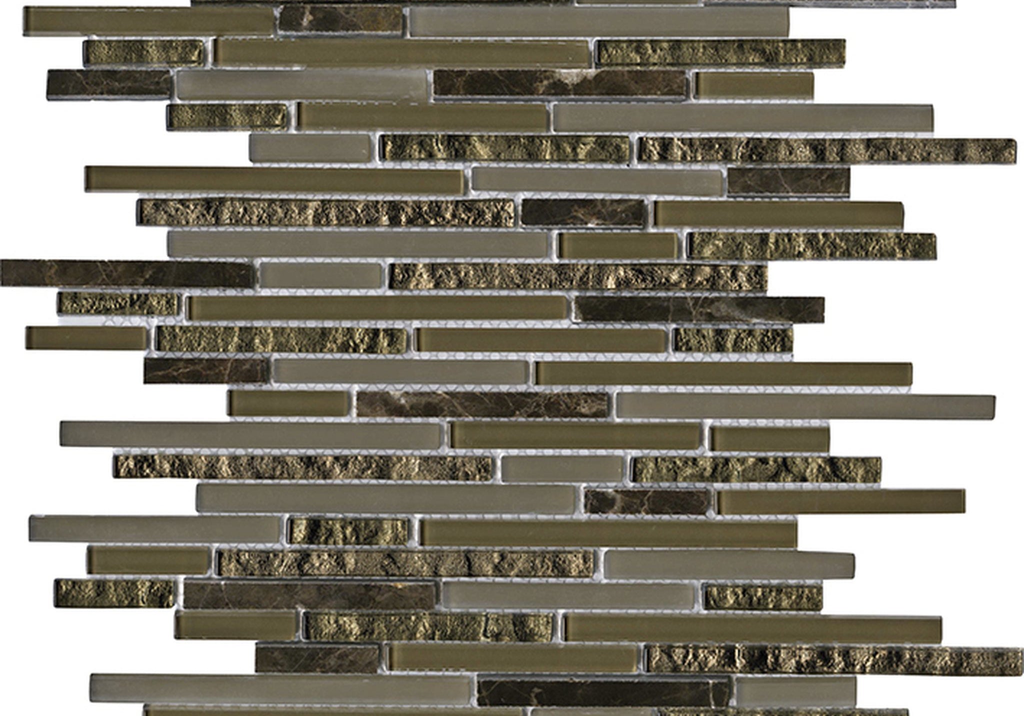 PŁYTKA MOZAIKA MIESZANA ETERNITY MINI STRIP EMPERADOR 30.5 x 29.8 CM OD L'ANTIC