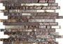 PŁYTKA MOZAIKA MIESZANA TREASURES BRONZE EMPERA. STRIP 30.4 x 29.2 CM OD L'ANTIC