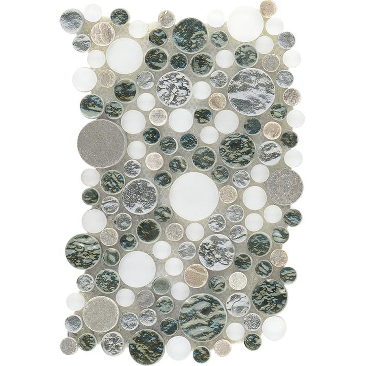 PŁYTKA MOZAIKA MIESZANA TREASURES MIST SHANNAN MOON 29 x 19 CM OD L'ANTIC