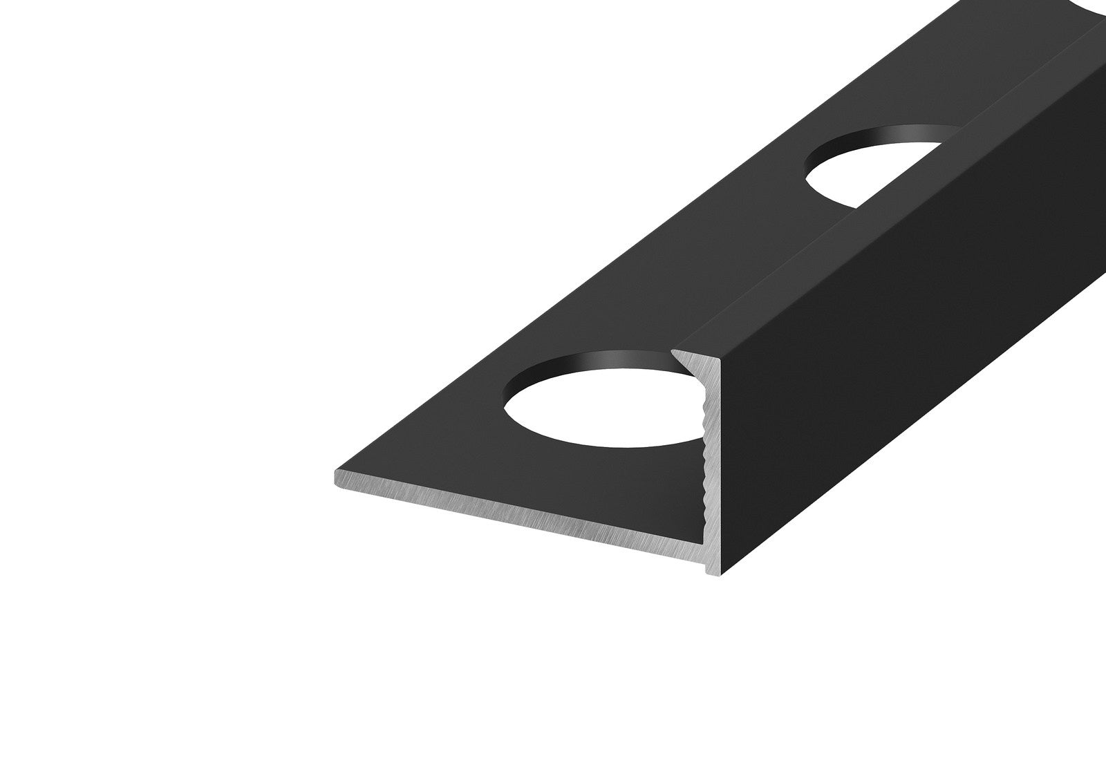 LISTWA WYKOŃCZENIOWA WYKOŃCZENIOWA ALUMINIOWA "L" BLACK MATE 1 x 270 CM OD EVISO