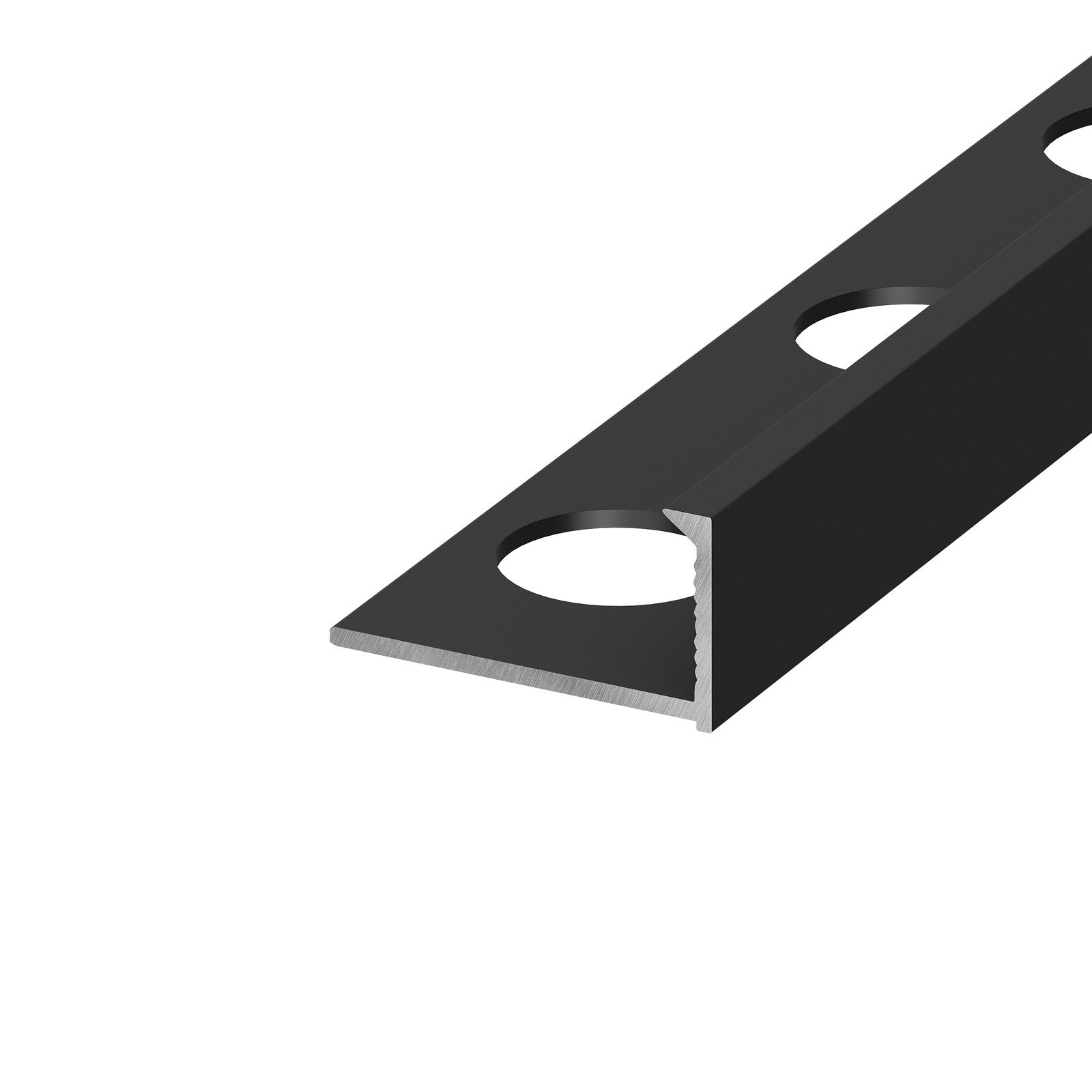 LISTWA WYKOŃCZENIOWA WYKOŃCZENIOWA ALUMINIOWA "L" BLACK MATE 1 x 270 CM OD EVISO