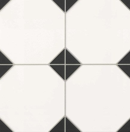 PŁYTKA CERAMICZNA OXFORD NEGRO 33.3 X 33.3 CM OD REALONDA