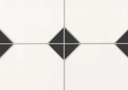 PŁYTKA CERAMICZNA OXFORD NEGRO 33.3 X 33.3 CM OD REALONDA