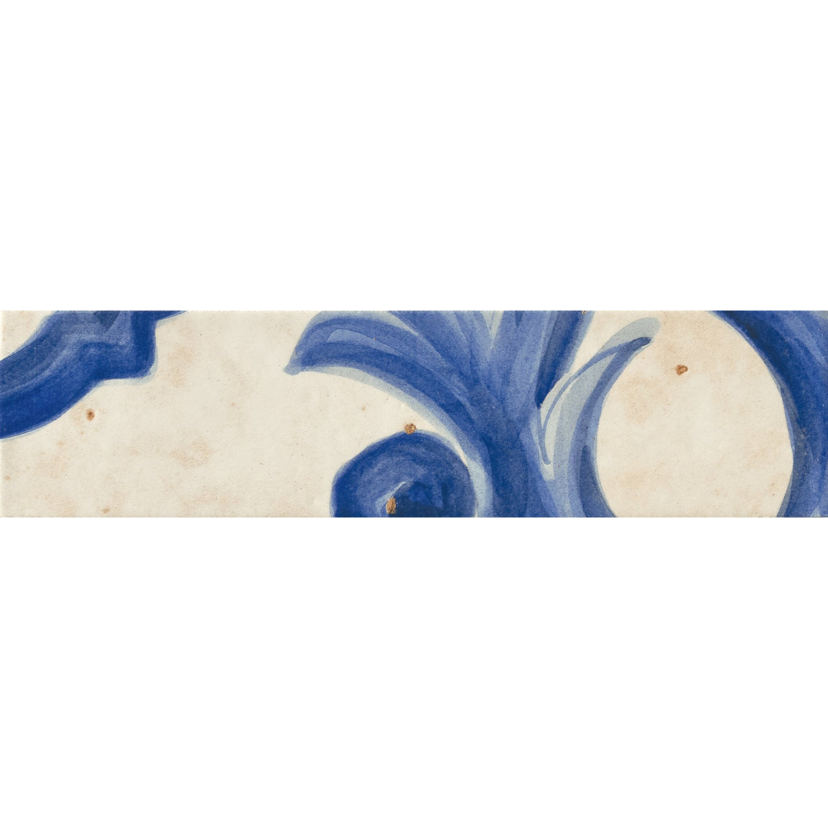 PŁYTKA CERAMICZNA MINIATURE FREGIO FREGIO BLU MAIOLICA 6 X 24 CM OD MARCA CORONA