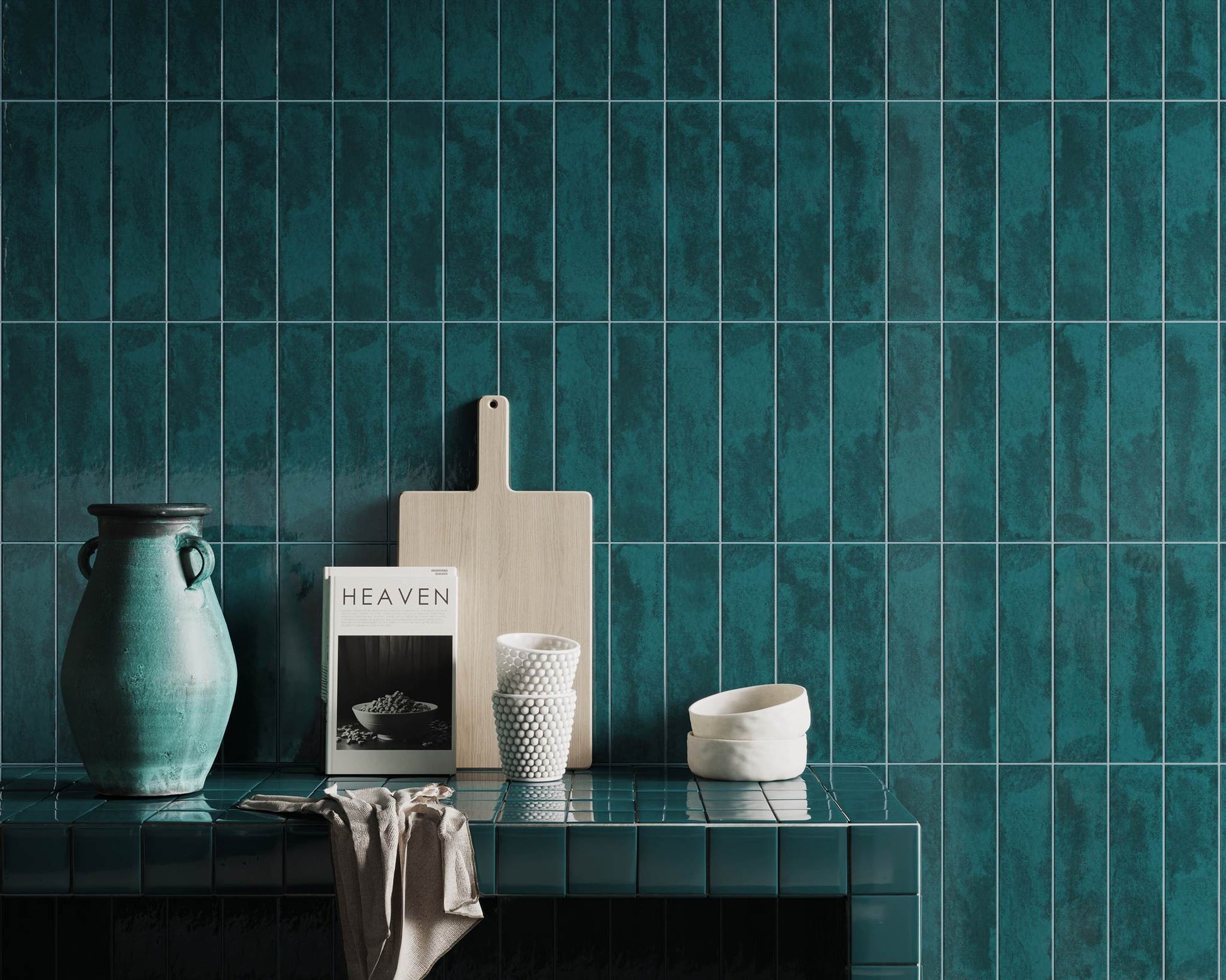 PŁYTKA CERAMICZNA PALETTE BLUE 7.4 X 30 CM OD CERRAD