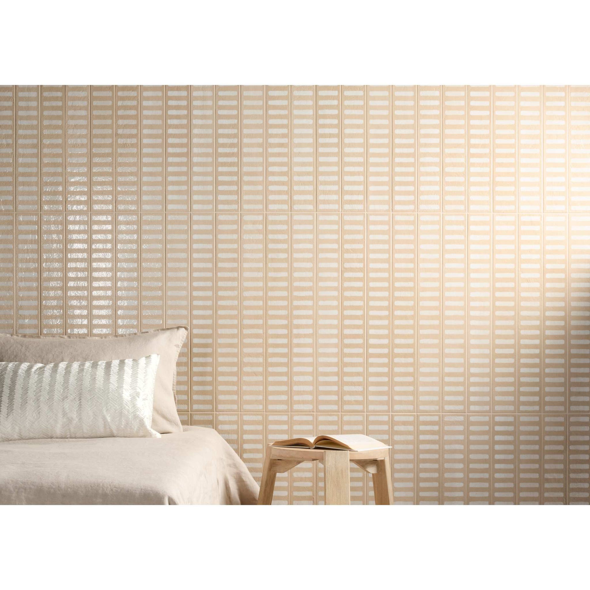 PŁYTKA CERAMICZNA LONGARINE CALCECRETA LONGARINE BRIO BISQUE 7.5 X 60 CM OD MARCA CORONA