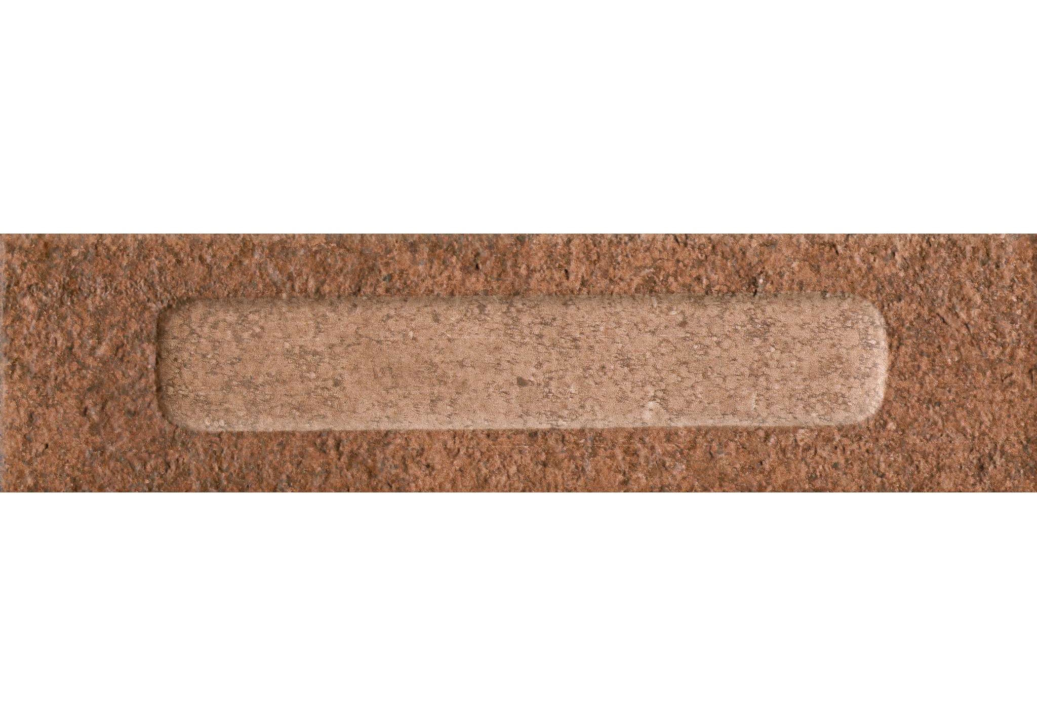 PŁYTKA CERAMICZNA MINIATURE FORNACE FORNACE FORMELLA ROSSO MATTONE 6 X 24 CM OD MARCA CORONA