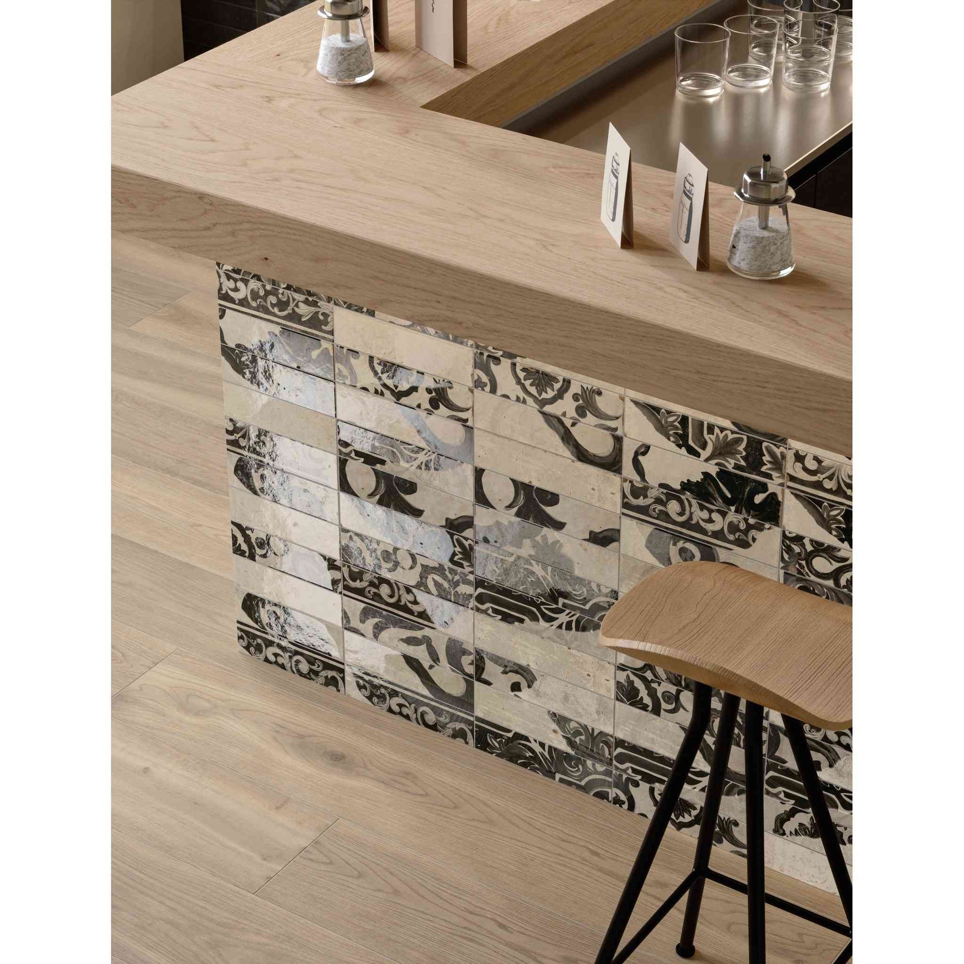 PŁYTKA CERAMICZNA MINIATURE FREGIO FREGIO BIANCO NATURALE 6 X 24 CM OD MARCA CORONA
