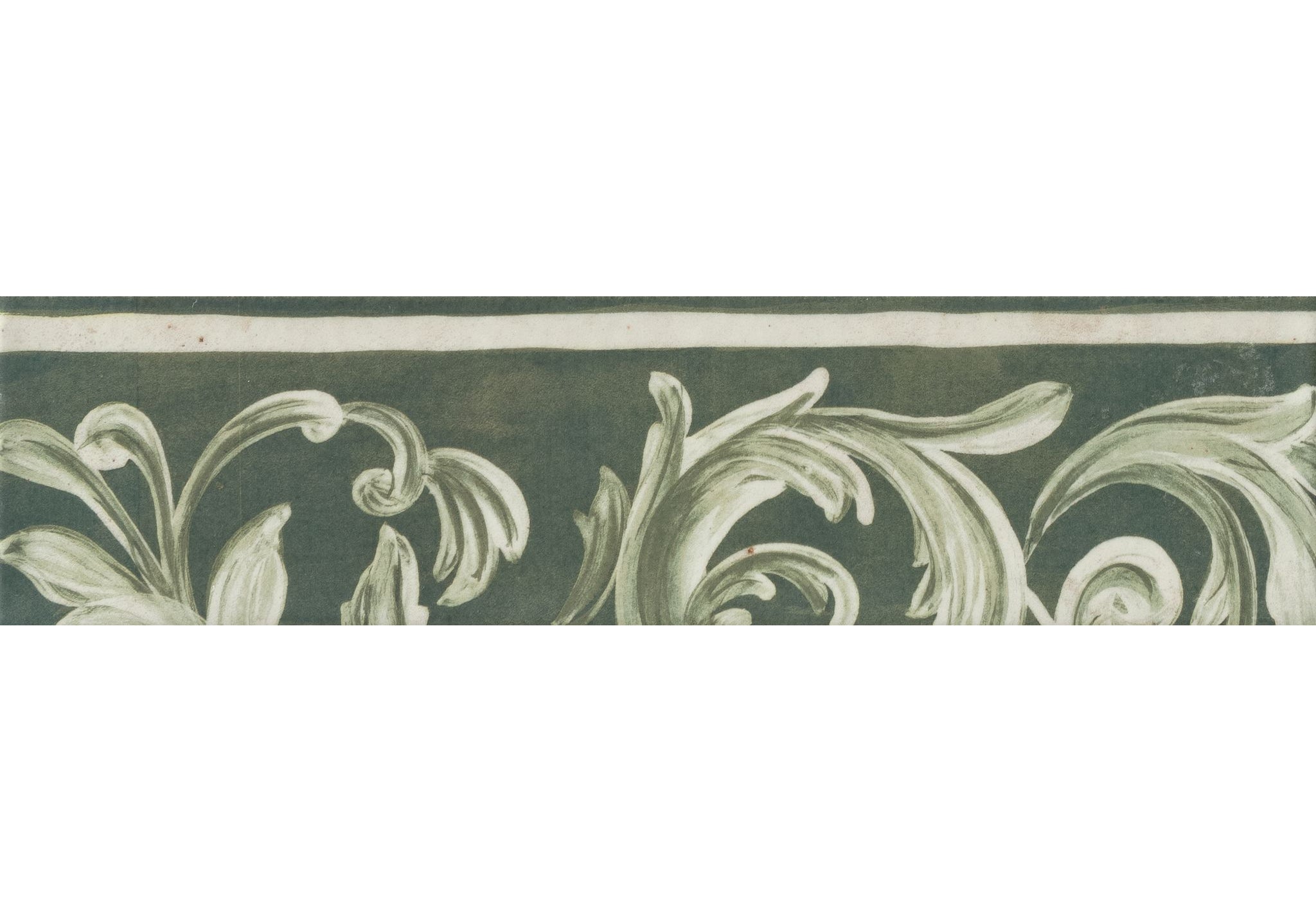 PŁYTKA CERAMICZNA MINIATURE FREGIO FREGIO VERDE MAIOLICA 6 X 24 CM OD MARCA CORONA