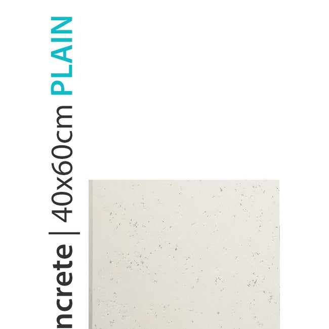 PANEL DEKORACYJNY LOFT CONCRETE - PLAIN - IVORY WHITE 40 X 60 CM OD PROGIP