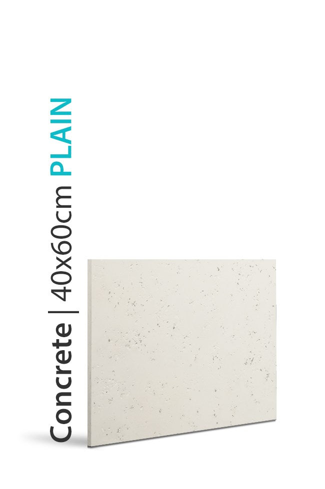 PANEL DEKORACYJNY LOFT CONCRETE - PLAIN - IVORY WHITE 40 X 60 CM OD PROGIP