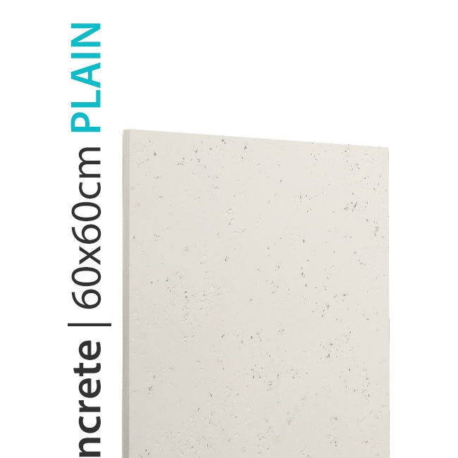 PANEL DEKORACYJNY LOFT CONCRETE - PLAIN - IVORY WHITE 60 X 60 CM OD PROGIP