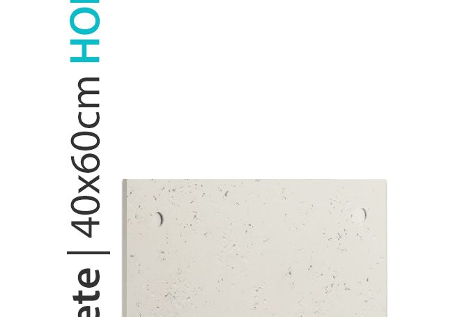 PANEL DEKORACYJNY LOFT CONCRETE - HOLLOW - IVORY WHITE 40 X 60 CM OD PROGIP