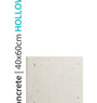 PANEL DEKORACYJNY LOFT CONCRETE - HOLLOW - IVORY WHITE 40 X 60 CM OD PROGIP