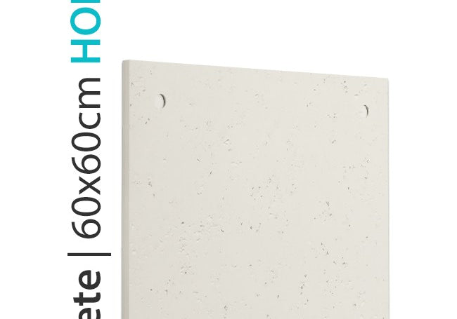 PANEL DEKORACYJNY LOFT CONCRETE - HOLLOW - IVORY WHITE 60 X 60 CM OD PROGIP