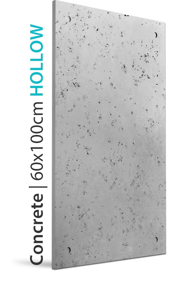 PANEL DEKORACYJNY LOFT CONCRETE - HOLLOW - DOVE GREY 60 X 100 CM OD PROGIP