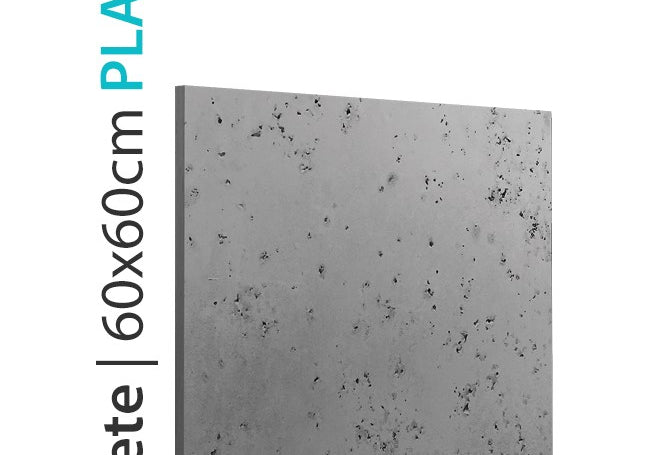 PANEL DEKORACYJNY LOFT CONCRETE - PLAIN - STONE GREY 60 X 60 CM OD PROGIP
