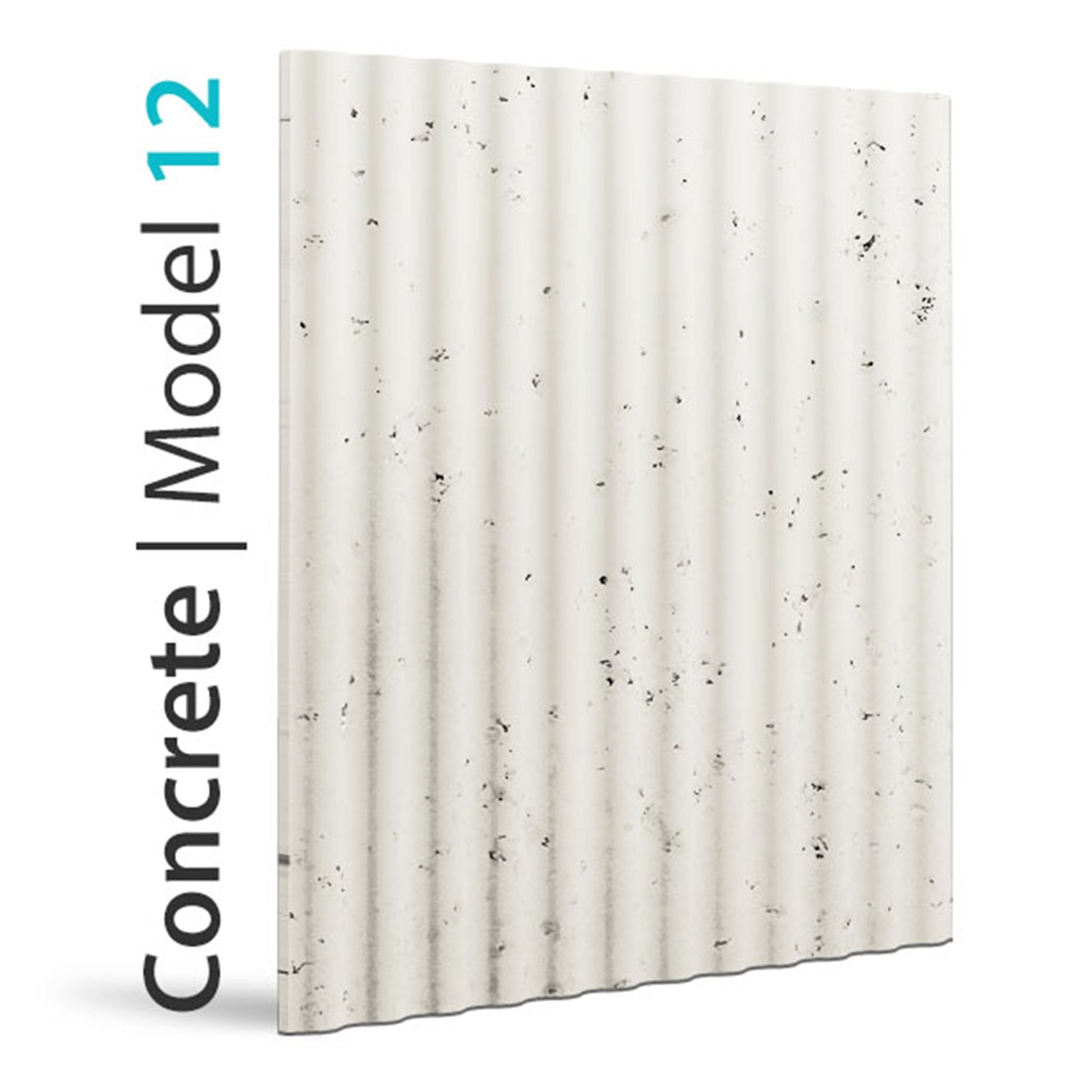 PANEL DEKORACYJNY LOFT CONCRETE - MODEL 12 - IVORY WHITE 60 X 60 CM OD PROGIP