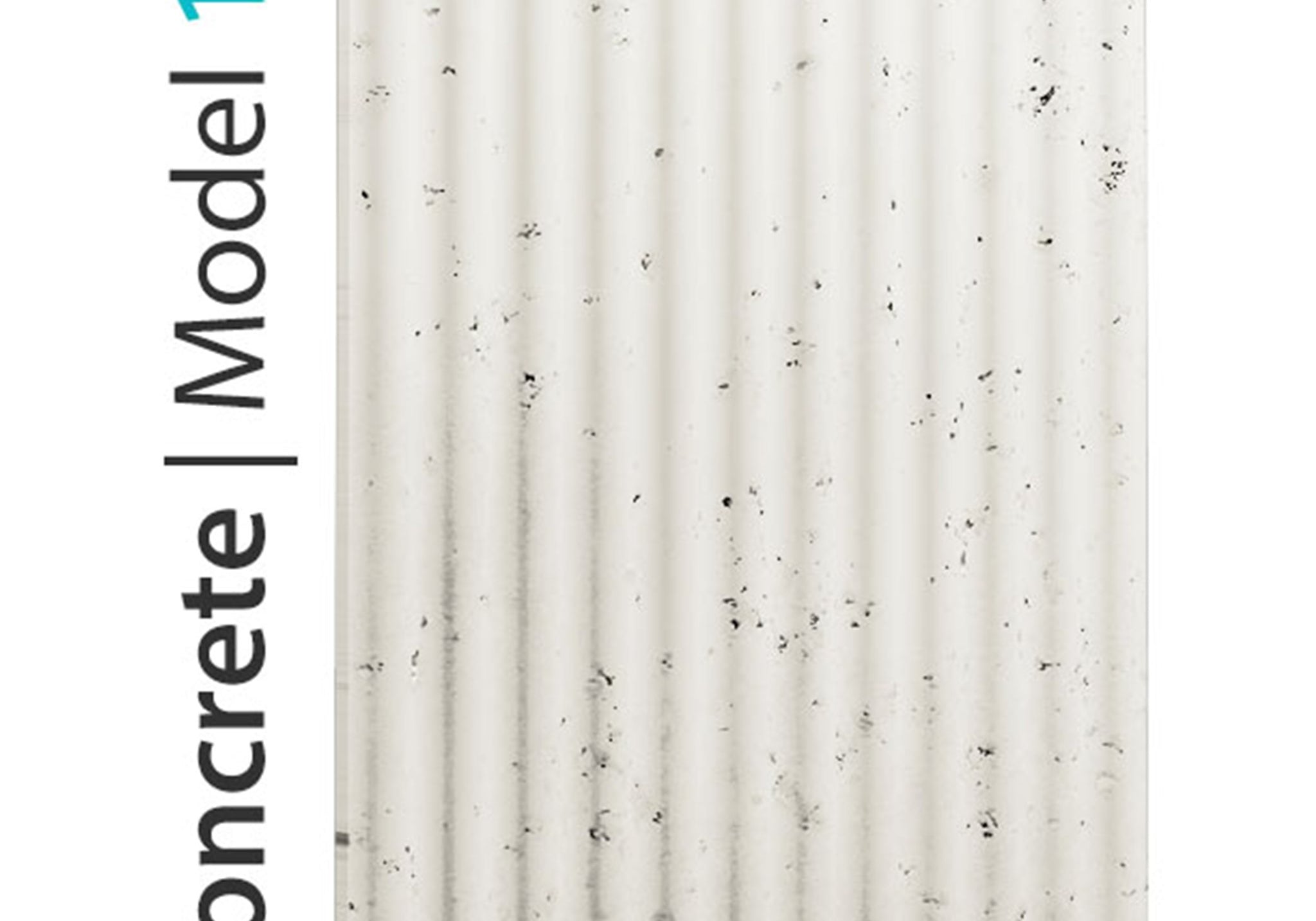 PANEL DEKORACYJNY LOFT CONCRETE - MODEL 12 - IVORY WHITE 60 X 60 CM OD PROGIP