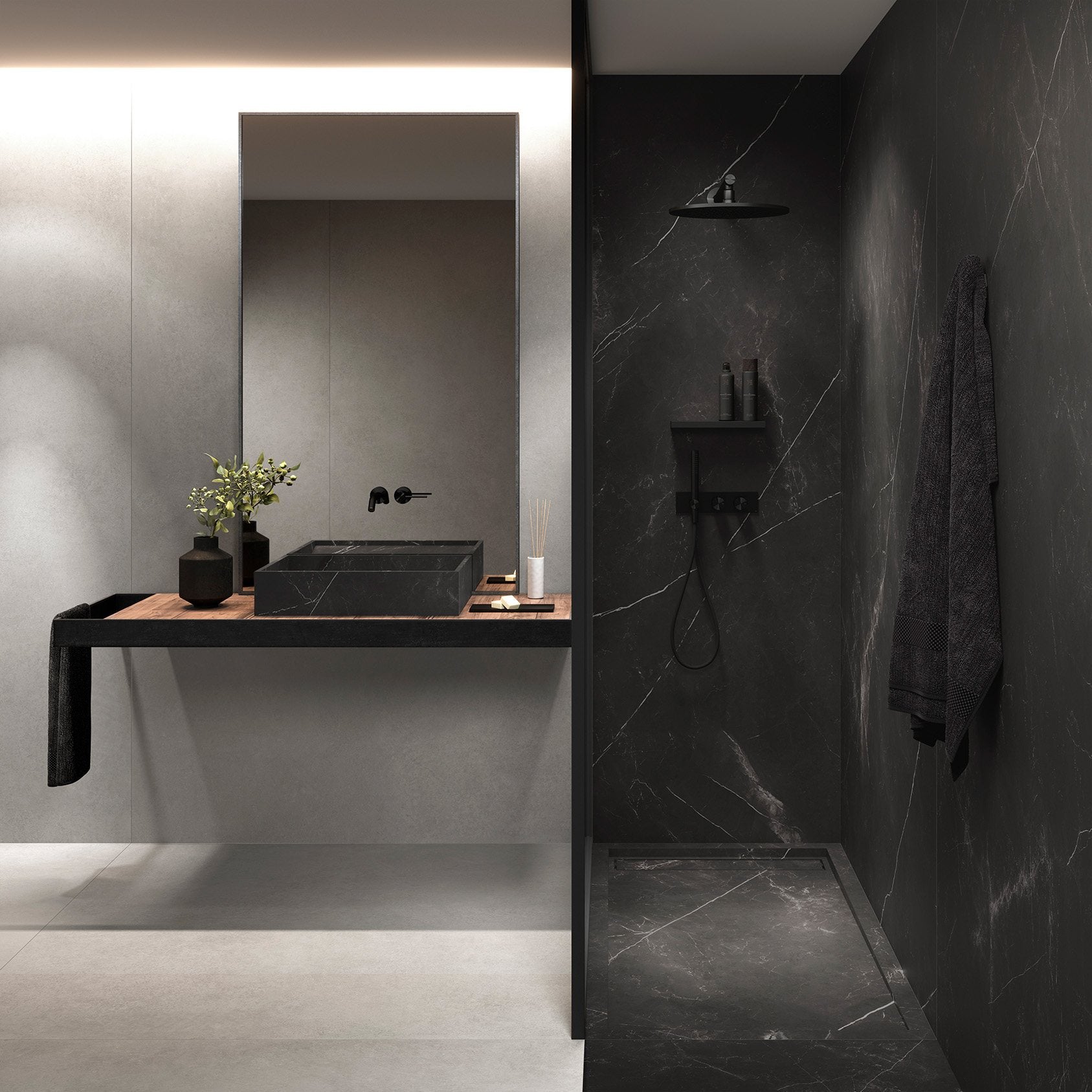 PŁYTKA CERAMICZNA NEGRO NAT. 250 X 100 CM OD INALCO