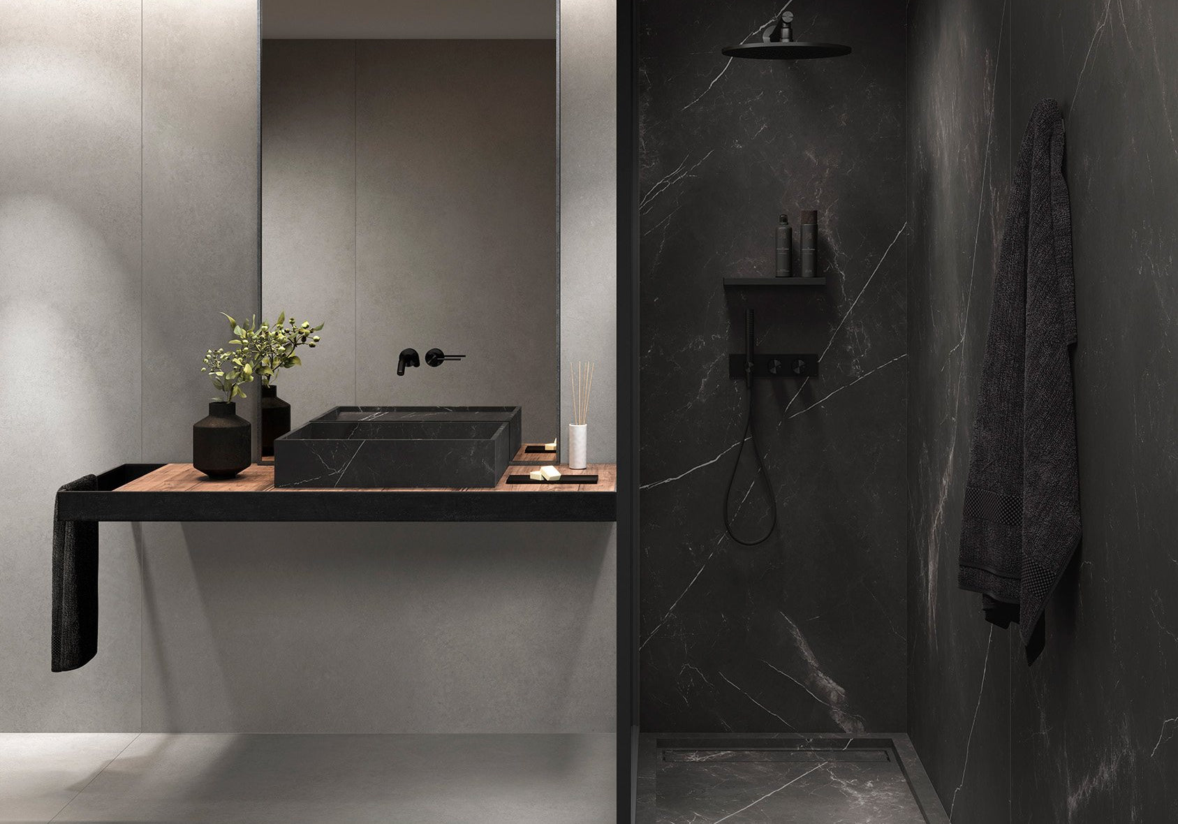 PŁYTKA CERAMICZNA NEGRO NAT. 250 X 100 CM OD INALCO