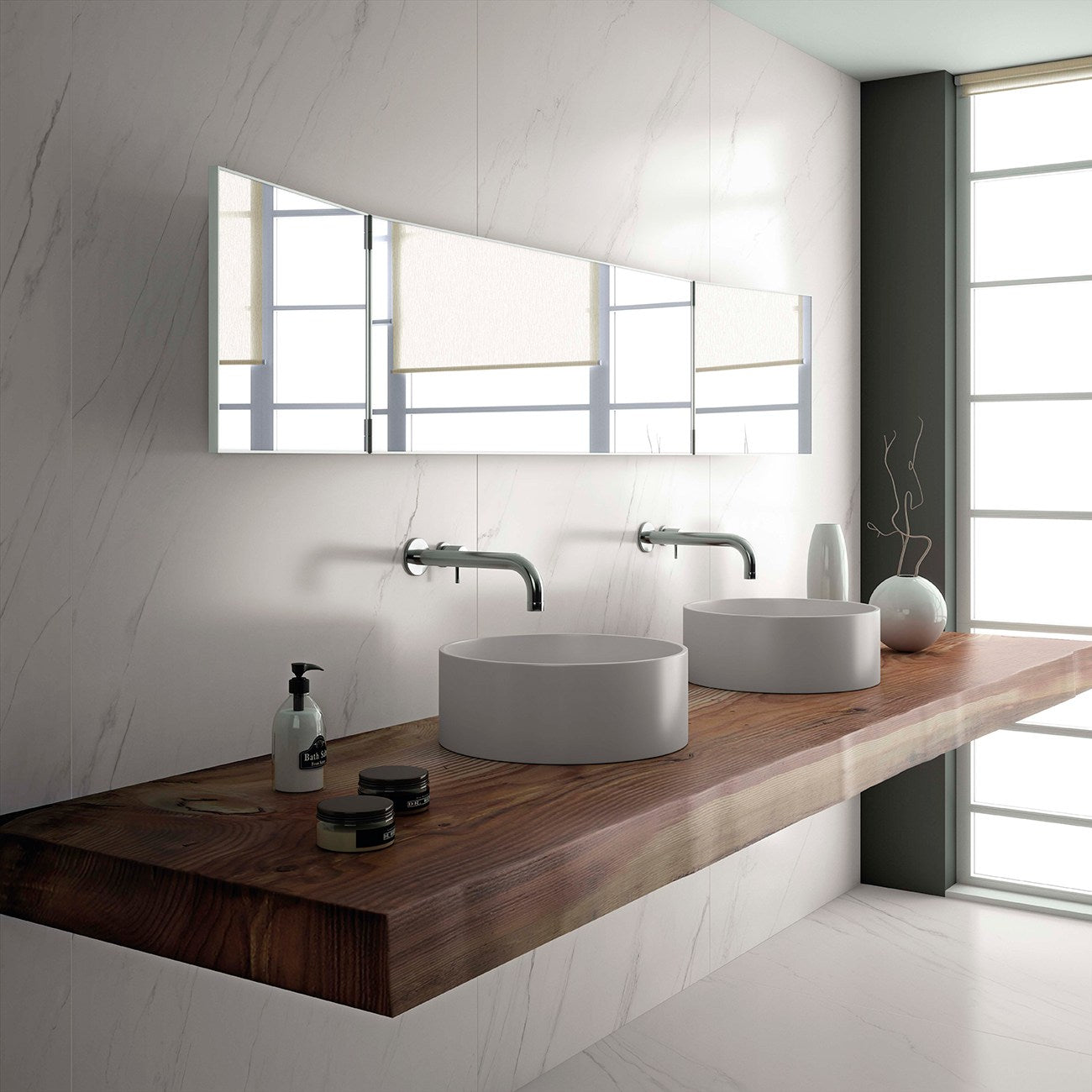 PŁYTKA CERAMICZNA SUPER BLANCO GRIS NAT. 250 X 100 CM OD INALCO