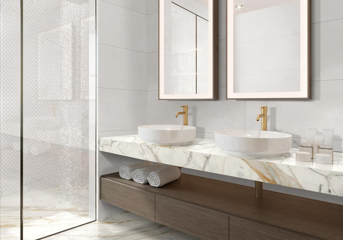 PŁYTKA CERAMICZNA CALACATTA MICHELANGELO 278 X 120 CM OD RAGNO