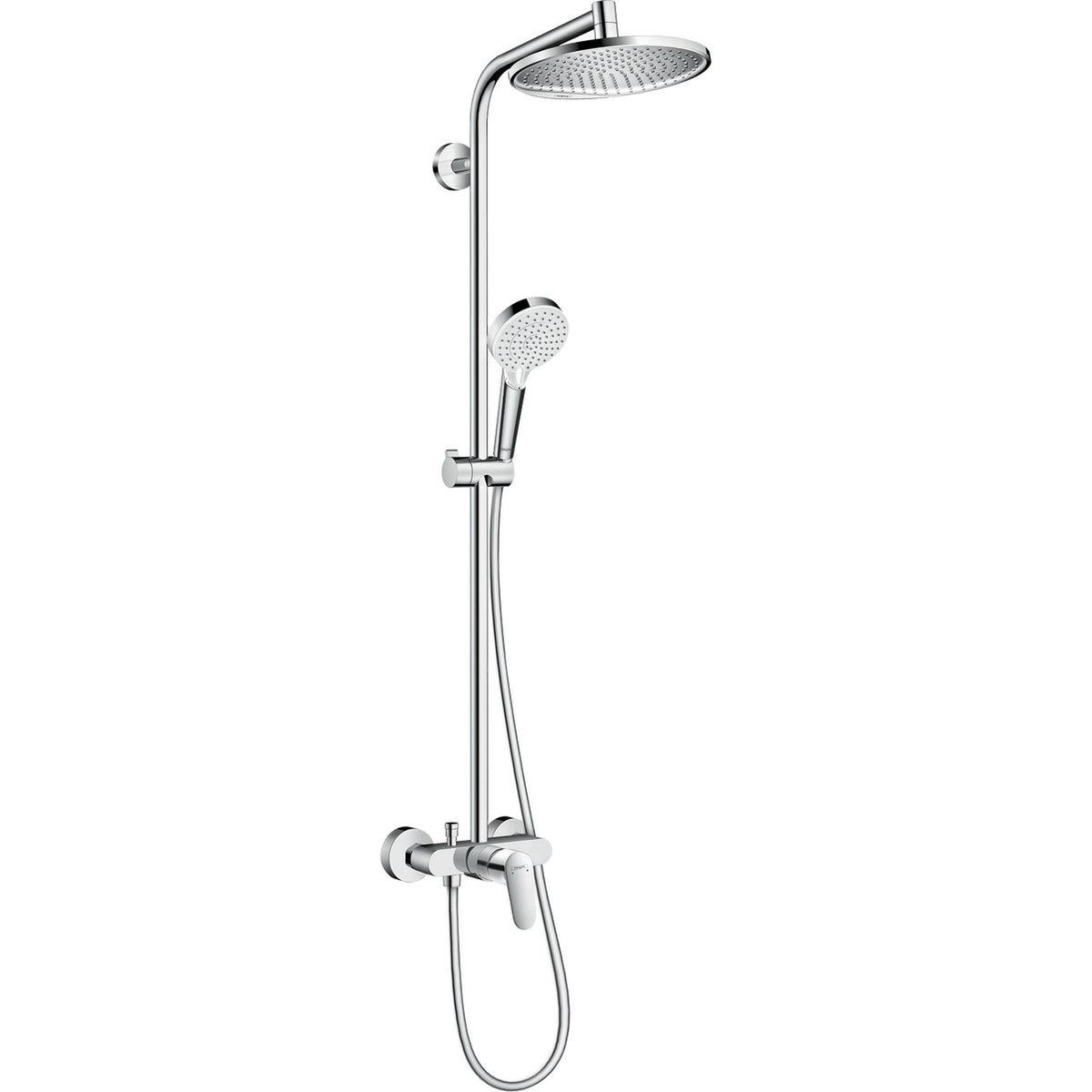 BATERIA WANNOWO-PRYSZNICOWA  CROMETTA S SREBRNY OD HANSGROHE 27269000