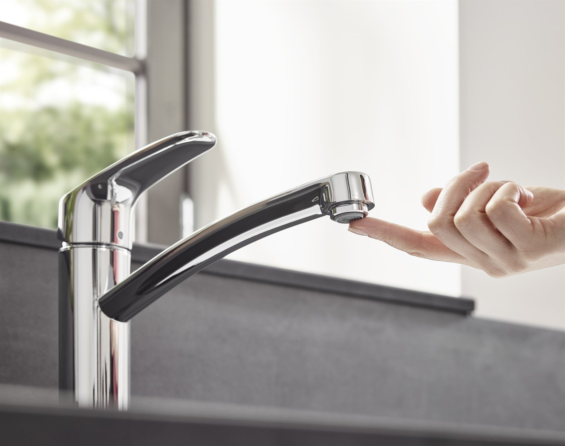 BATERIA KUCHENNA NATYNKOWA FOCUS M41 SREBRNY OD HANSGROHE 31806000