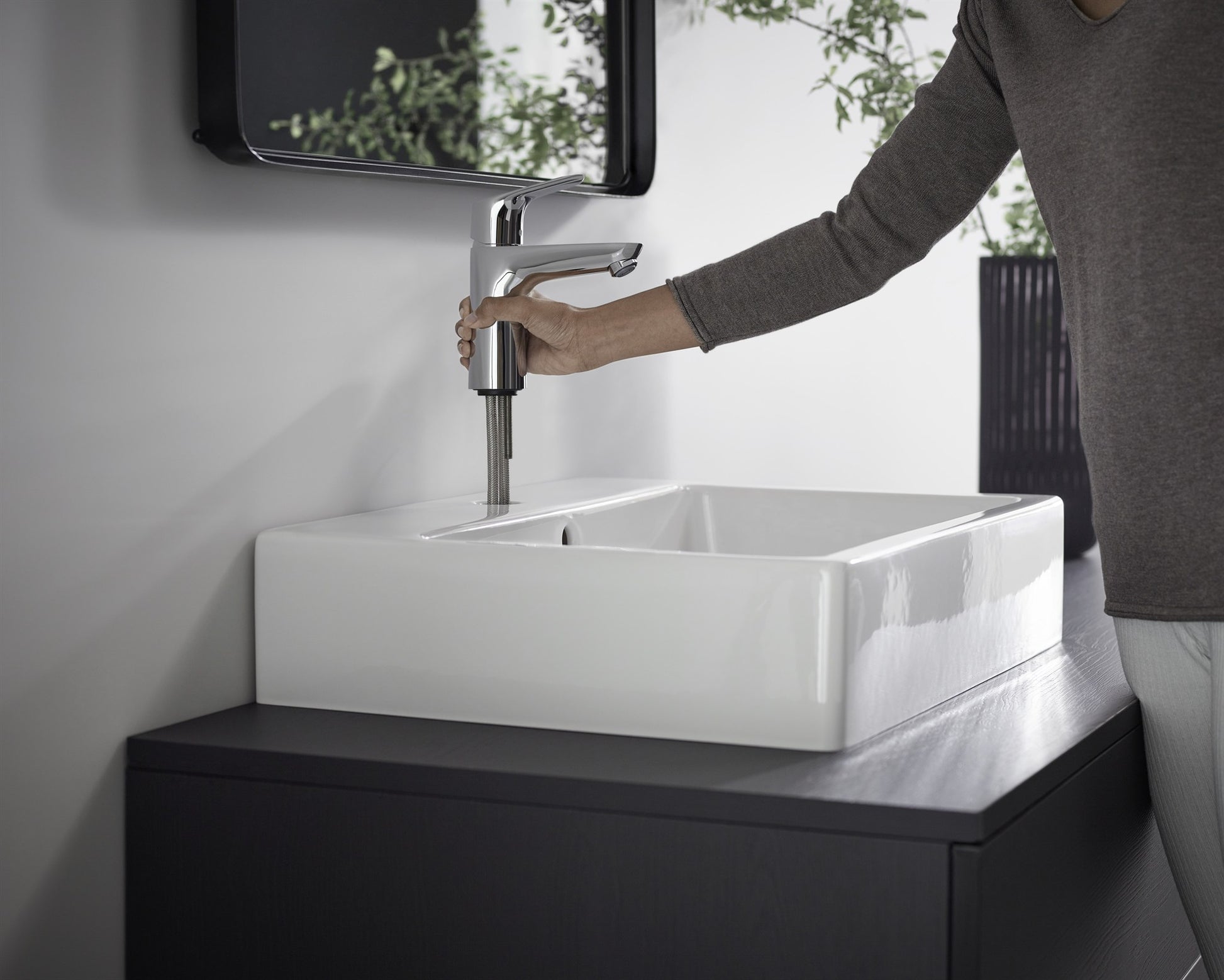 BATERIA UMYWALKOWA  FOCUS SREBRNY OD HANSGROHE 31517000
