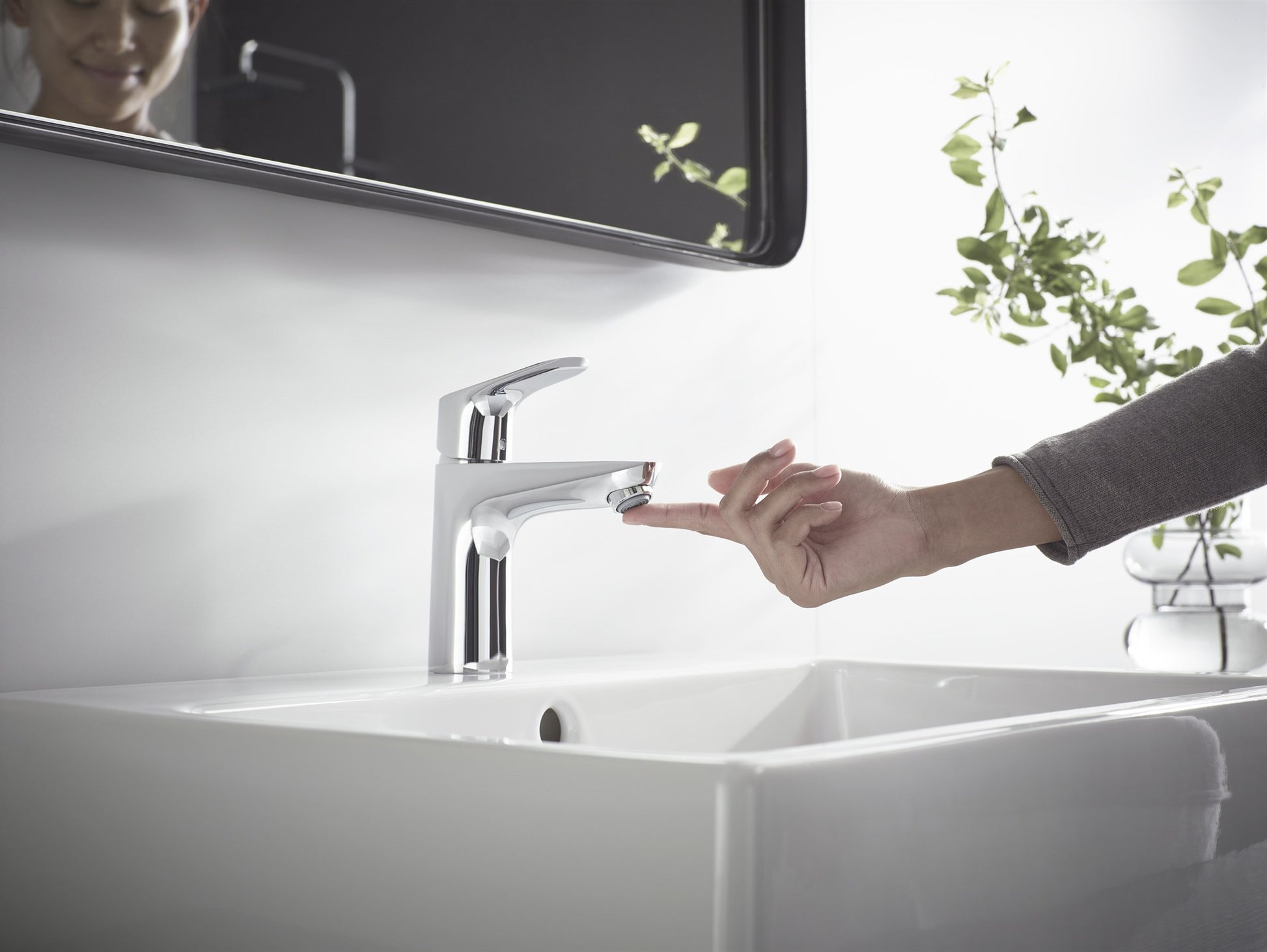 BATERIA UMYWALKOWA FOCUS SREBRNY OD HANSGROHE 31517000