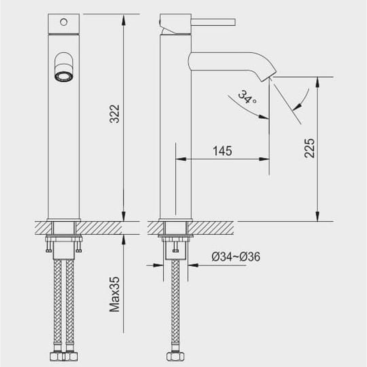 BATERIA UMYWALKOWA WYSOKA LIVA OD MOBI 371023CA