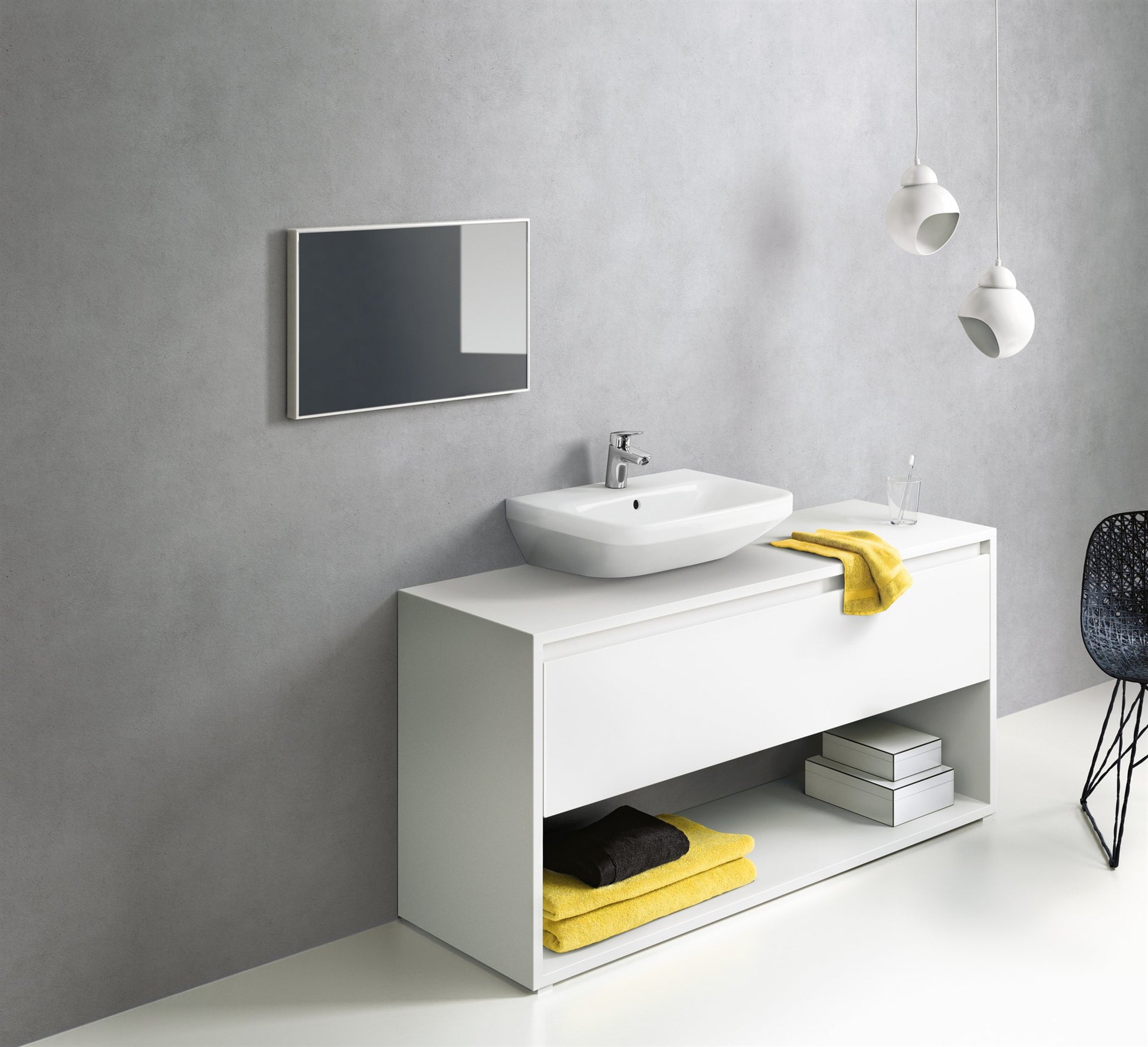 BATERIA UMYWALKOWA LOGIS SREBRNY OD HANSGROHE 71071000