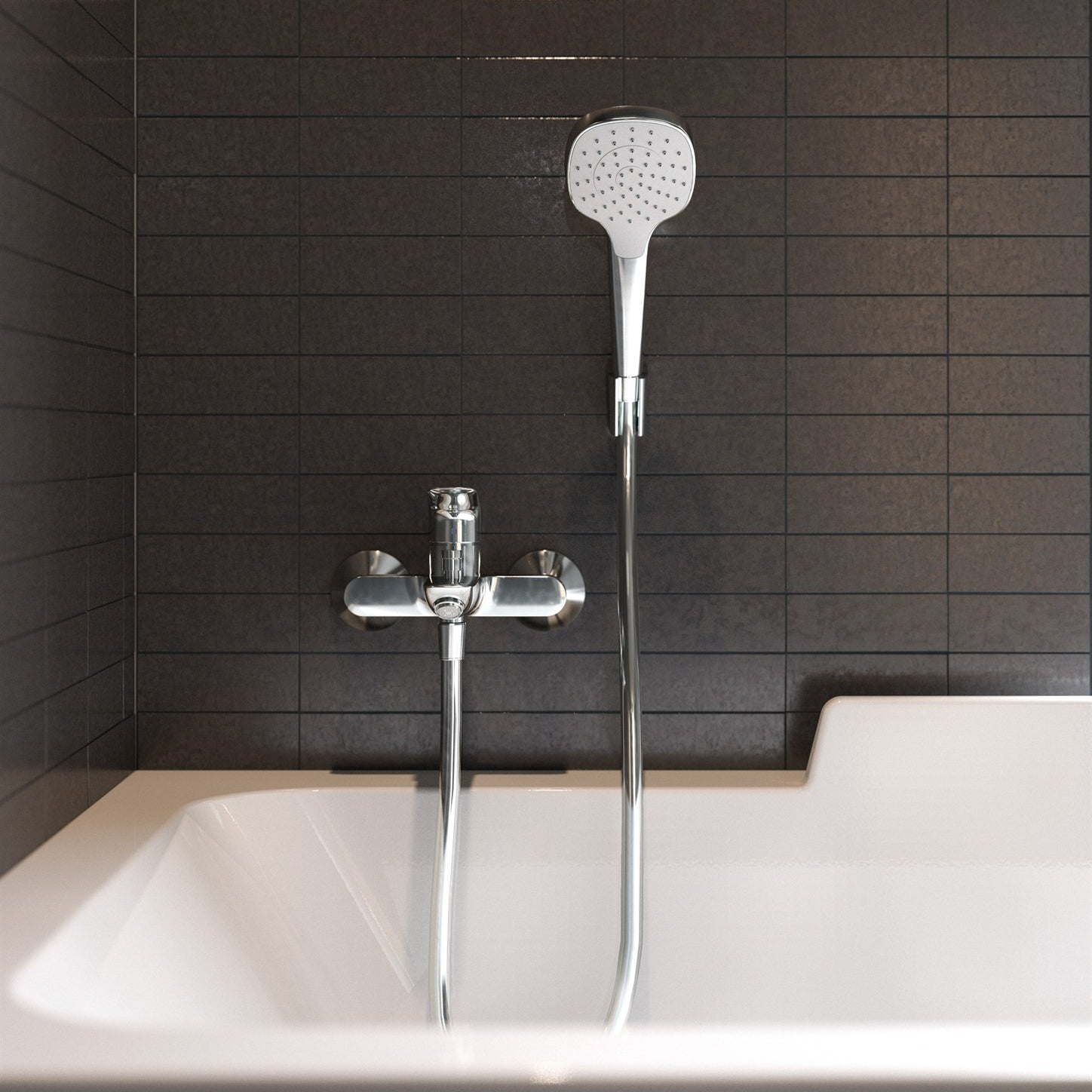 BATERIA WANNOWA LOGIS SREBRNY OD HANSGROHE 71400000