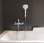 BATERIA WANNOWA LOGIS SREBRNY OD HANSGROHE 71400000