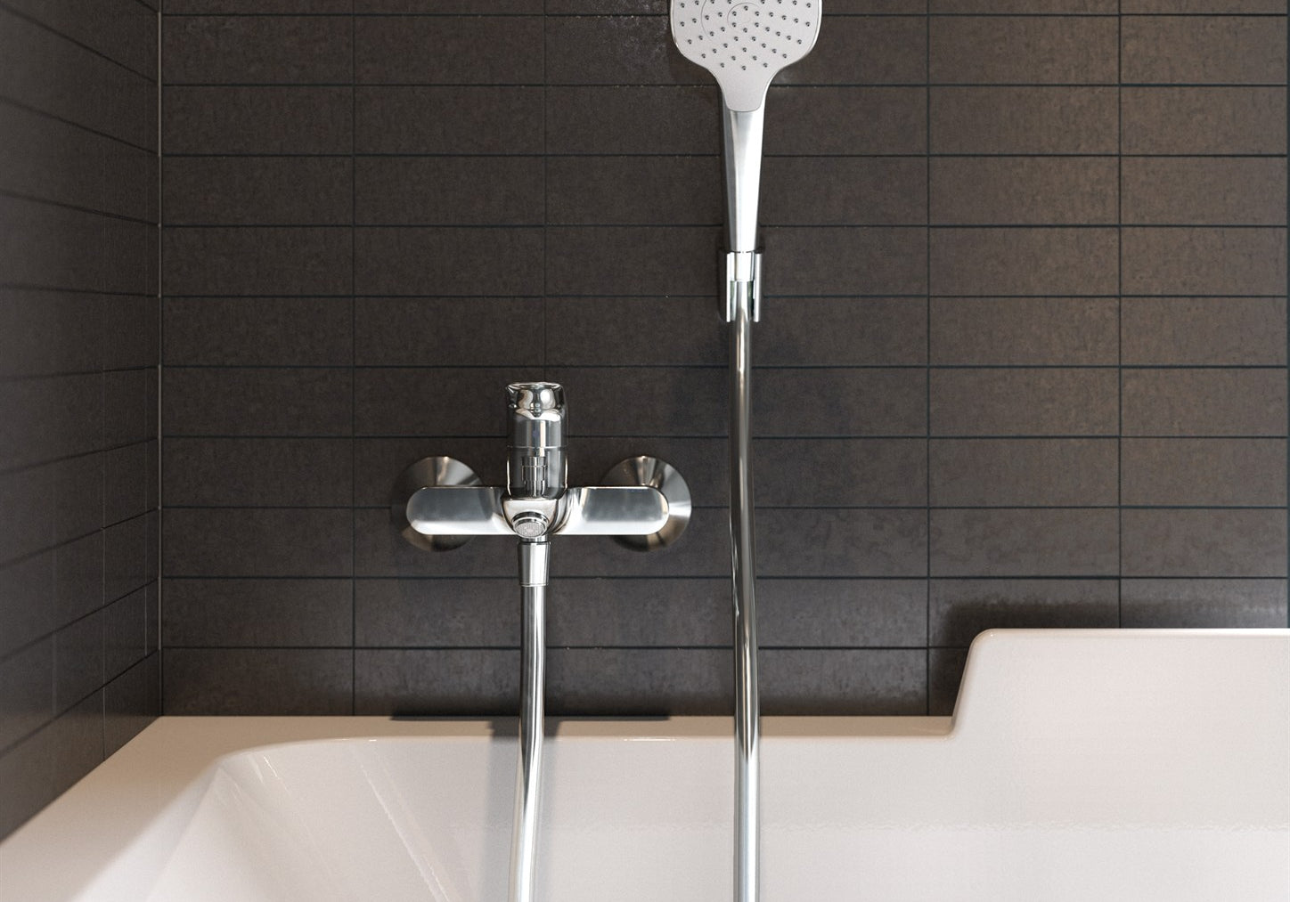 BATERIA WANNOWA  LOGIS SREBRNY OD HANSGROHE 71400000