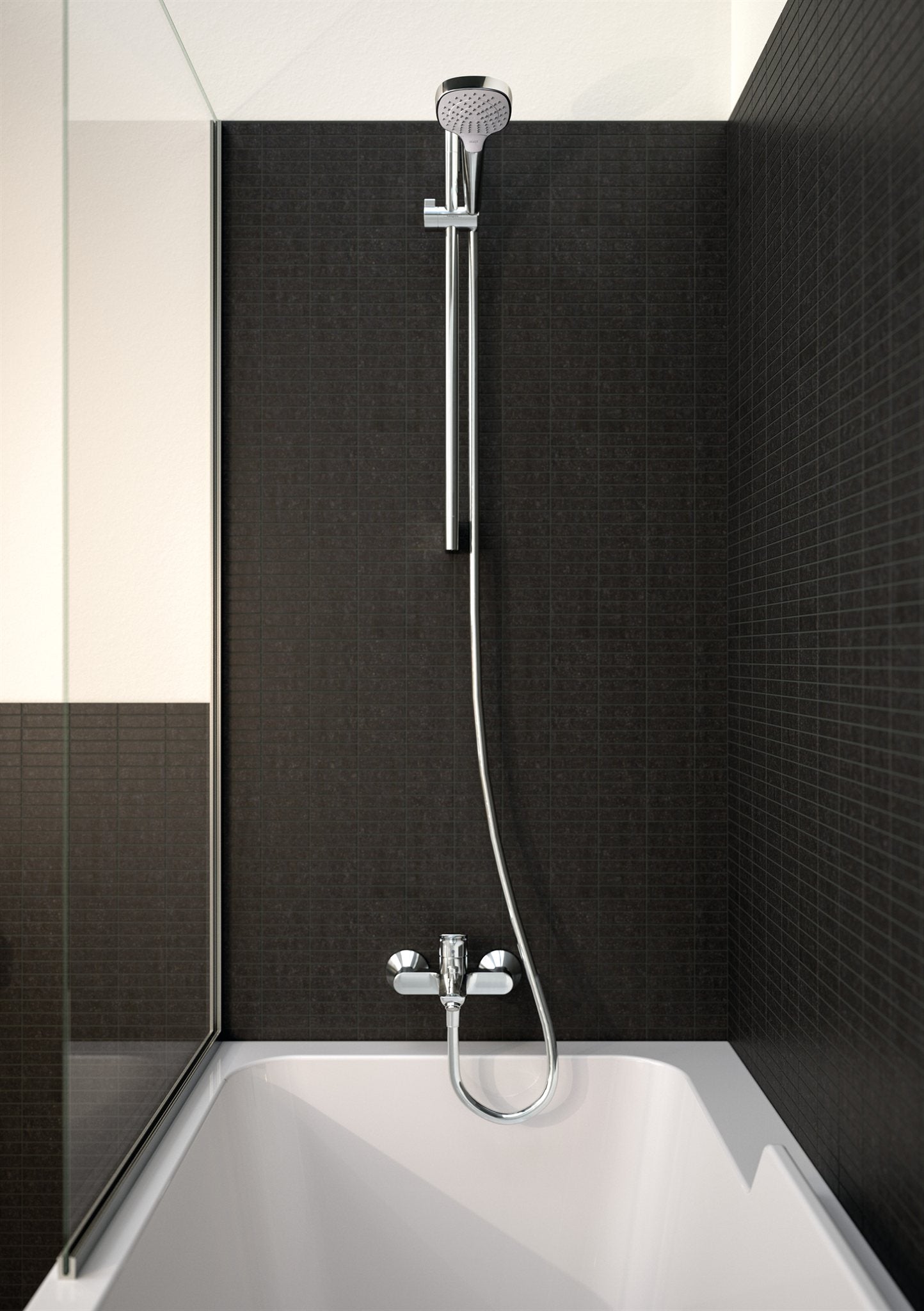 BATERIA WANNOWA LOGIS SREBRNY OD HANSGROHE 71400000