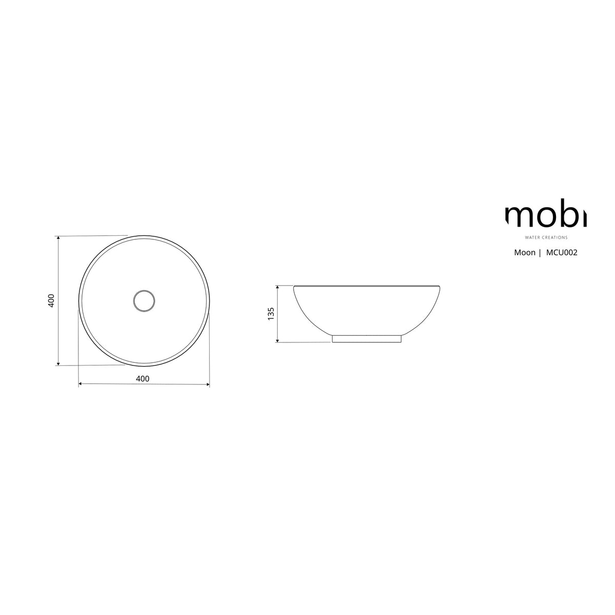 UMYWALKA NABLATOWA MOON WHITE OD MOBI MCU002
