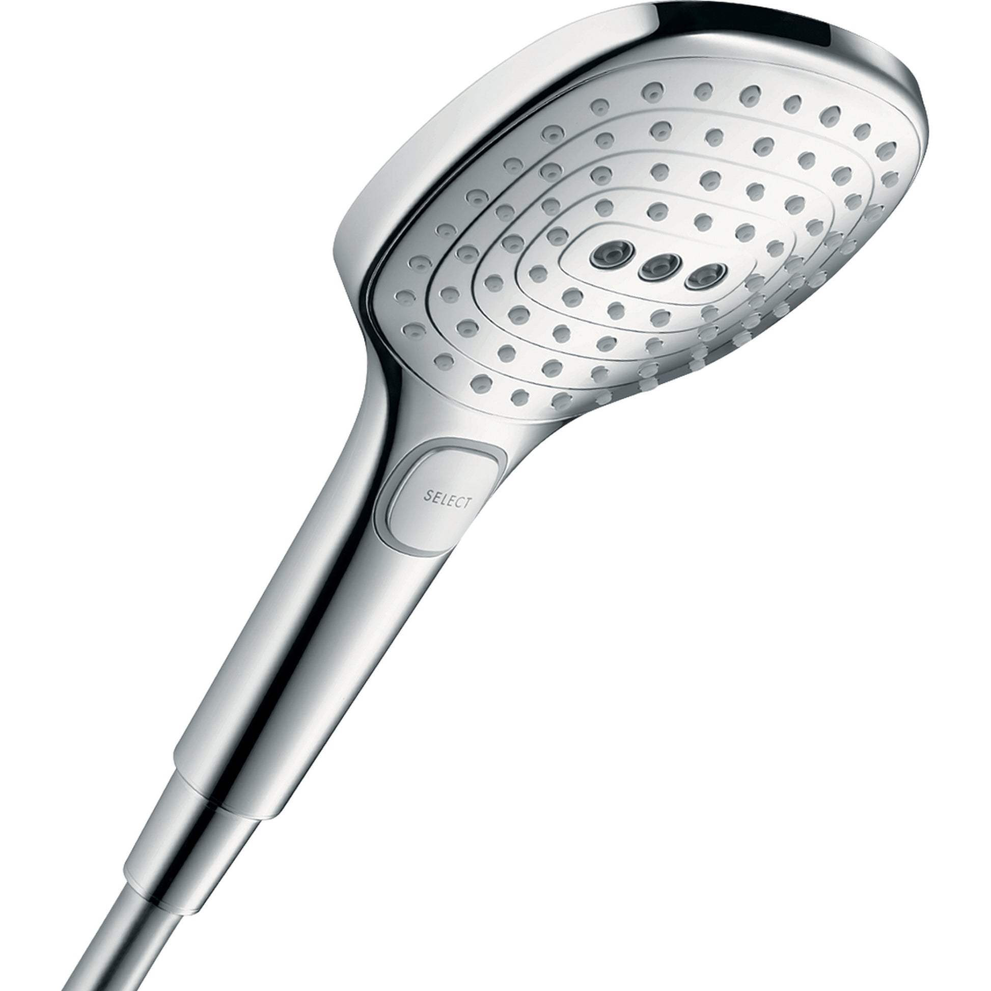 SŁUCHAWKA PRYSZNICOWA  RAINDANCE SELECT E SREBRNY OD HANSGROHE 26520000